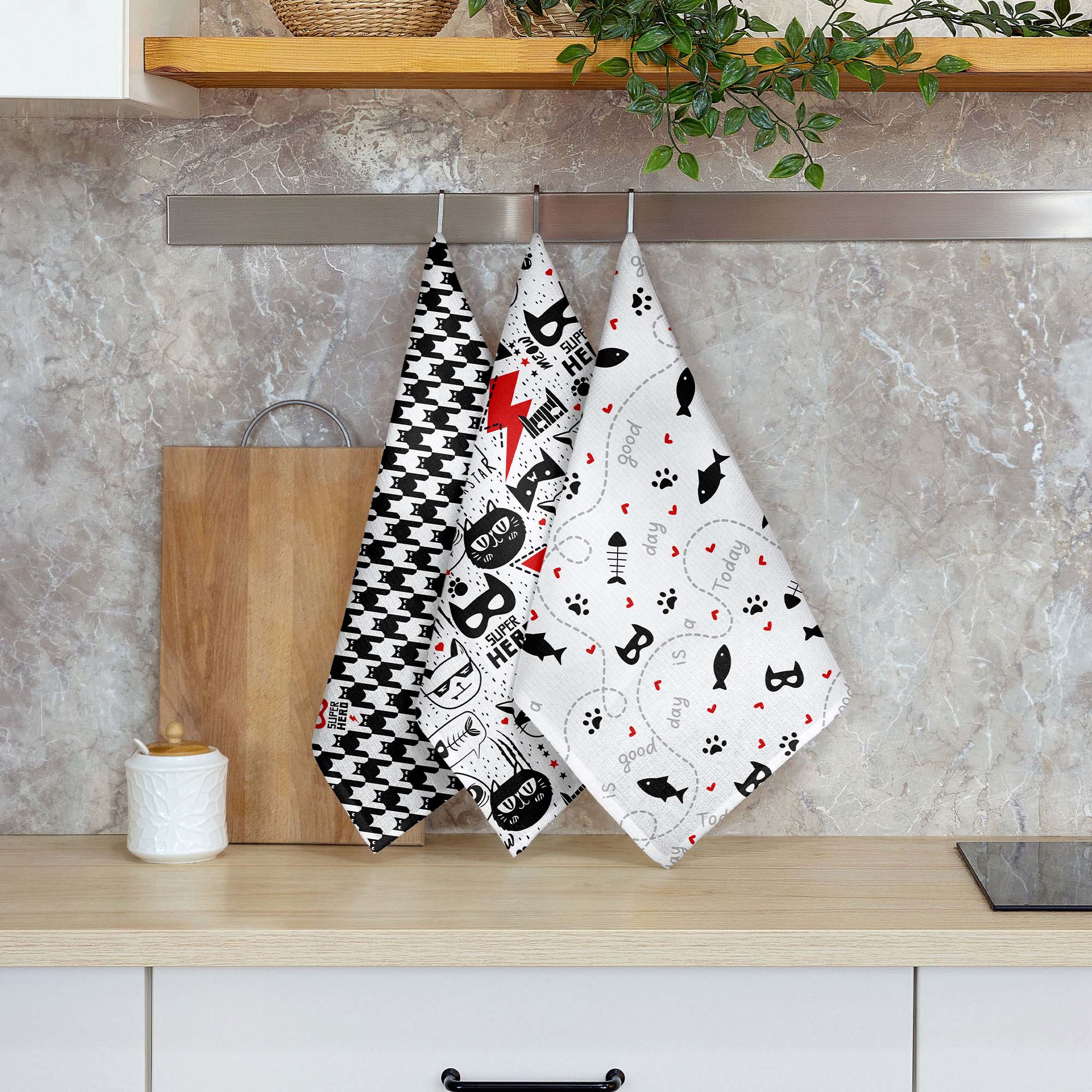 Набор полотенец кухонных Cat Hero